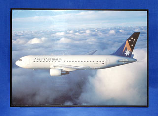 AIRCRAFT POSTER (B767-200, VH-RMK) (image for) AIRCRAFT POSTER (B767-200, VH-RMK)
